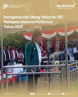 Commemoration of the 207th birthday of the national hero Pattimura in 2024