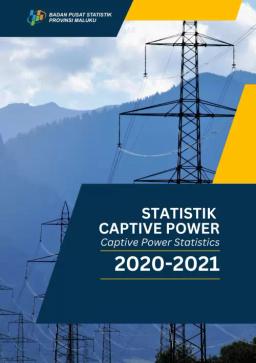 Statistik Captive Power Provinsi Maluku 2020 - 2021