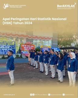 Apel Peringatan Hari Statistik Nasional (HSN) Tahun 2024