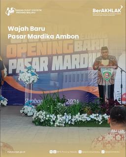 Wajah Baru Pasar Mardika Ambon