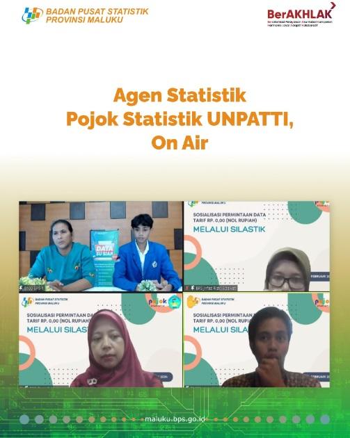 Agen Statistik Pojok Statistik UNPATTI, On Air