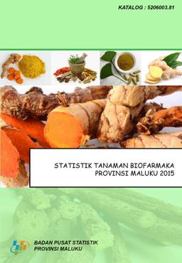 Statistik Tanaman Biofarmaka Provinsi Maluku 2015